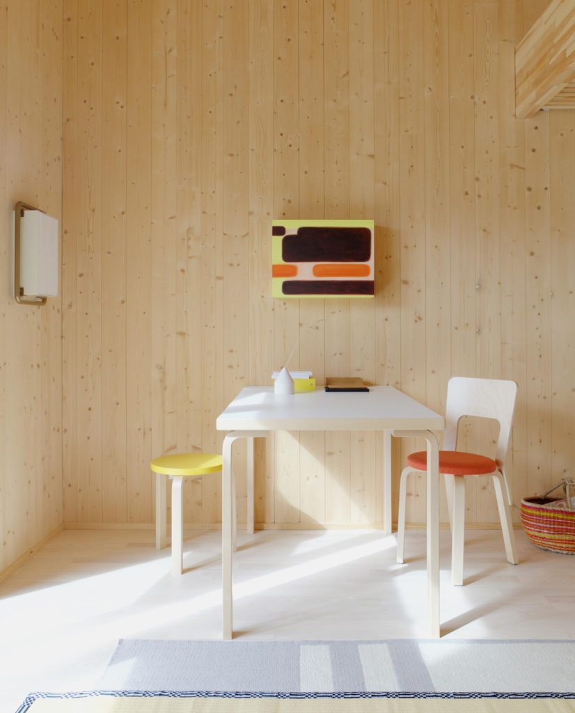 The LOKAL Koti interior is entirely furnished with Finnish home objects, furniture and textiles.